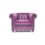 Fauteuil Chesterfield, Brighton, roze