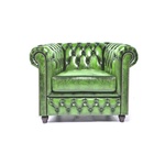 Fauteuil Chesterfield, Brighton, groen