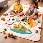 Ca. 72x Fleece plaid, Kids