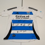 Voetbalshirt Pec Zwolle Adidas, blauw/wit, gesigneerd, M
