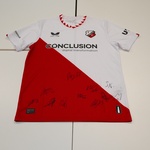 Voetbalshirt FC Utrecht, Castore, rood/wit, gesigneerd, L