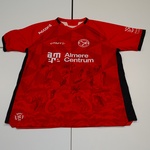 Voetbalshirt Almere City Craft, rood, gesigneerd, L
