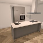 Design Eiland Keuken – inclusief apparatuur, Frederik, taupe