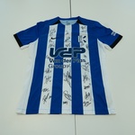 Voetbalshirt  –  Quick Boys Nike, blauw/wit, gesigneerd, L