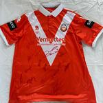 Voetbalshirt RBC, gesigneerd door selectie Robey, oranje, gesigneerd,