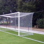 4x Voetbalnet VDE, zwart/wit