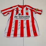 Voetbalshirt – Sparta Rotterdam Robey, rood/wit, gesigneerd, L