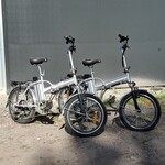 2x Elektrische vouwfiets