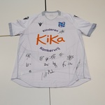 Voetbalshirt – SC Heerenveen Macron, wit, gesigneerd, L