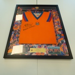 Ingelijst shirt Ronald Koeman – FC Barcelona, Niet Bekend, oranje, ges