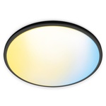 WiZ Plafondlamp SuperSlim Zwart  Slimme LED-Verlichting
