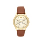 Emporio Armani Heren Horloge 42 mm Bruin