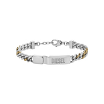Diesel DX1457931 Heren Armband  Zilverkleurig