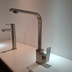 Waskomkraan rvs geborsteld