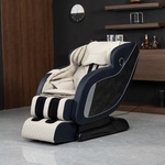 Massagestoel Vonato, Mirago, crème/blauw