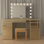 Kaptafel Vonato, GoldenAura, hoogglans goud