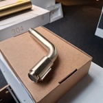 Fonteinkraan Essentials, inbouw, messing mat