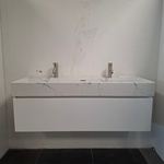 Badmeubel Dekker Zevenhuizen, Lanesto, glans wit