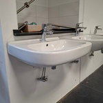 Wastafelset Geberit, glans wit