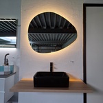 Wastafelset Solar, eiken