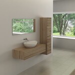Badkamermeubel Vonato, Eco 60, hout decor