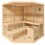 Sauna Vonato, Soliana, hout