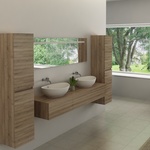 Badkamermeubel Vonato, Classic BL9, licht hout decor