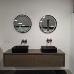 Badmeubel Xenz, collectie ONE, grizzly brown