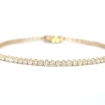 Gouden tennisarmband met diamanten 3.00 carat