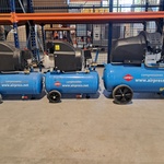 3x Luchtcompressor, Airpress, HL310-25, HL425-50