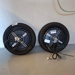 2x Elektrische motorwiel Bosch