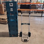 8x  Opbergdozen [LEEG] & steekwagen, Makita