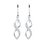 Elli Infinity Dames Oorhangers 925 Sterling Zilver