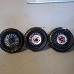 3x Diverse scooterwiel