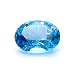 Topaas – circa 1.50 carat swiss blue topaas