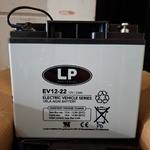 4x Lood-zuur accu 12V22Ah LP, EV12-22