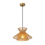 Lucide Tasman Hanglamp 1xE27 Naturel Japandi