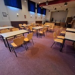 10x Kantinetafel met 32 stoelen