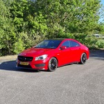 Personenauto, Mercedes-Benz, CLA-klasse, AMG 45 4MATIC, Rood, 2015