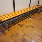 3x Vintage zit/garderobebank