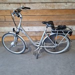 Elektrische fiets, Stella, Albatros, Grijs / Chroom, 2021