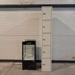 Gekoelde display & 5-deurs lockerkast, O.a. Coca-Cola & Drentea