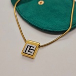 Pierre Balmain goldplated two tone pendant collier