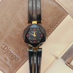 Barbera 18kt goldplated dameshorloge