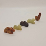 5x Antieke Chinese jade – ca. Qing-Dynasty