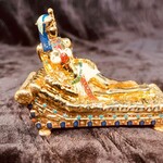 Egyptische Koningin kunstgouden beeld