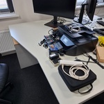 2x Bureau met 2x bureaustoel