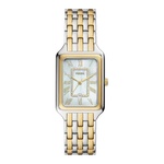 Fossil Raquel ES5304 Dames Horloge 26 mm Goudkleurig