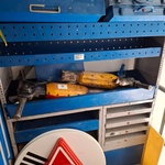 2x Pneumatische beitel
