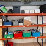 Partij glasvezel installatiemateriaal